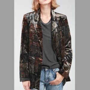 Ascot + Hart Velvet Blazer